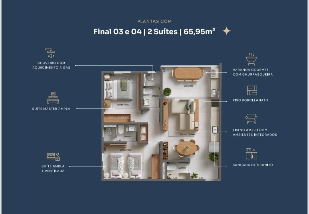 Apartamento à venda com 1 quarto, 46m² - Foto 13
